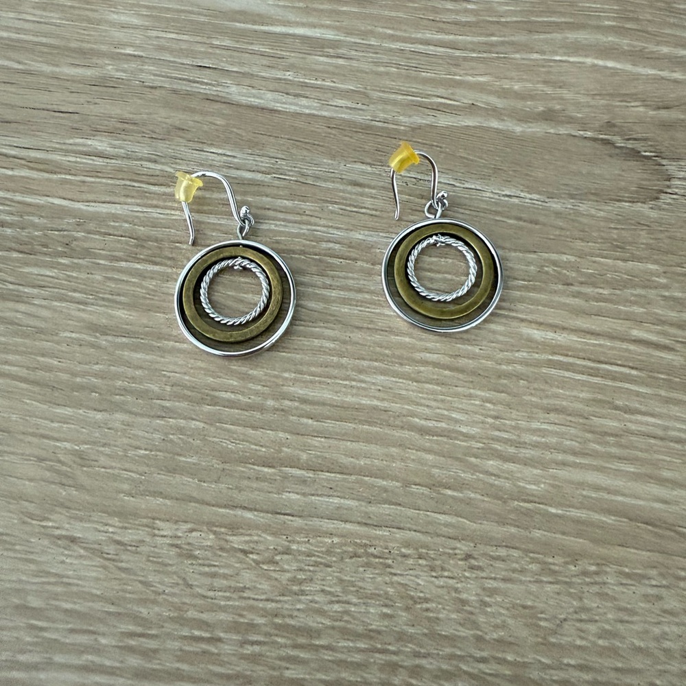 Touchstone Crystal Round n Round Earrings - Picture 2 of 2
